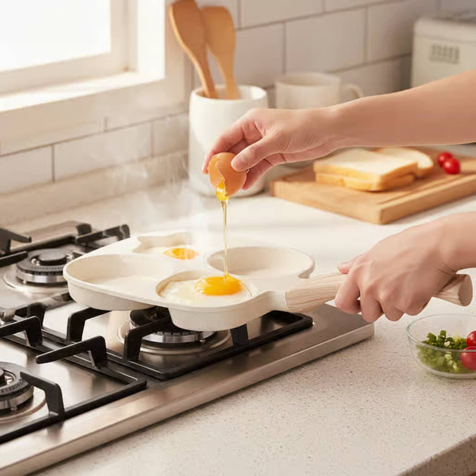 Induction Cooker - Poêle à petit-déjeuner antiadhésive longue durée