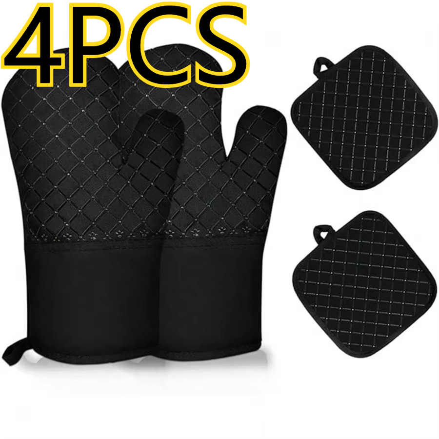 Microwave Oven - 4 paires de gants de cuisine