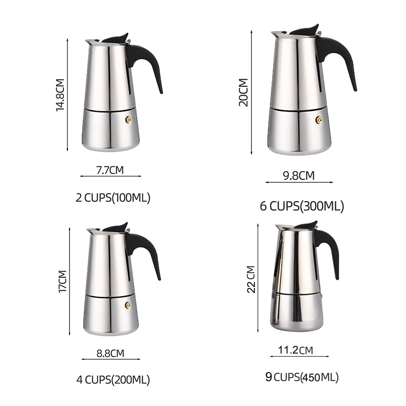 Cafetière Moka en acier inoxyd - Induction Cooker avis et prix