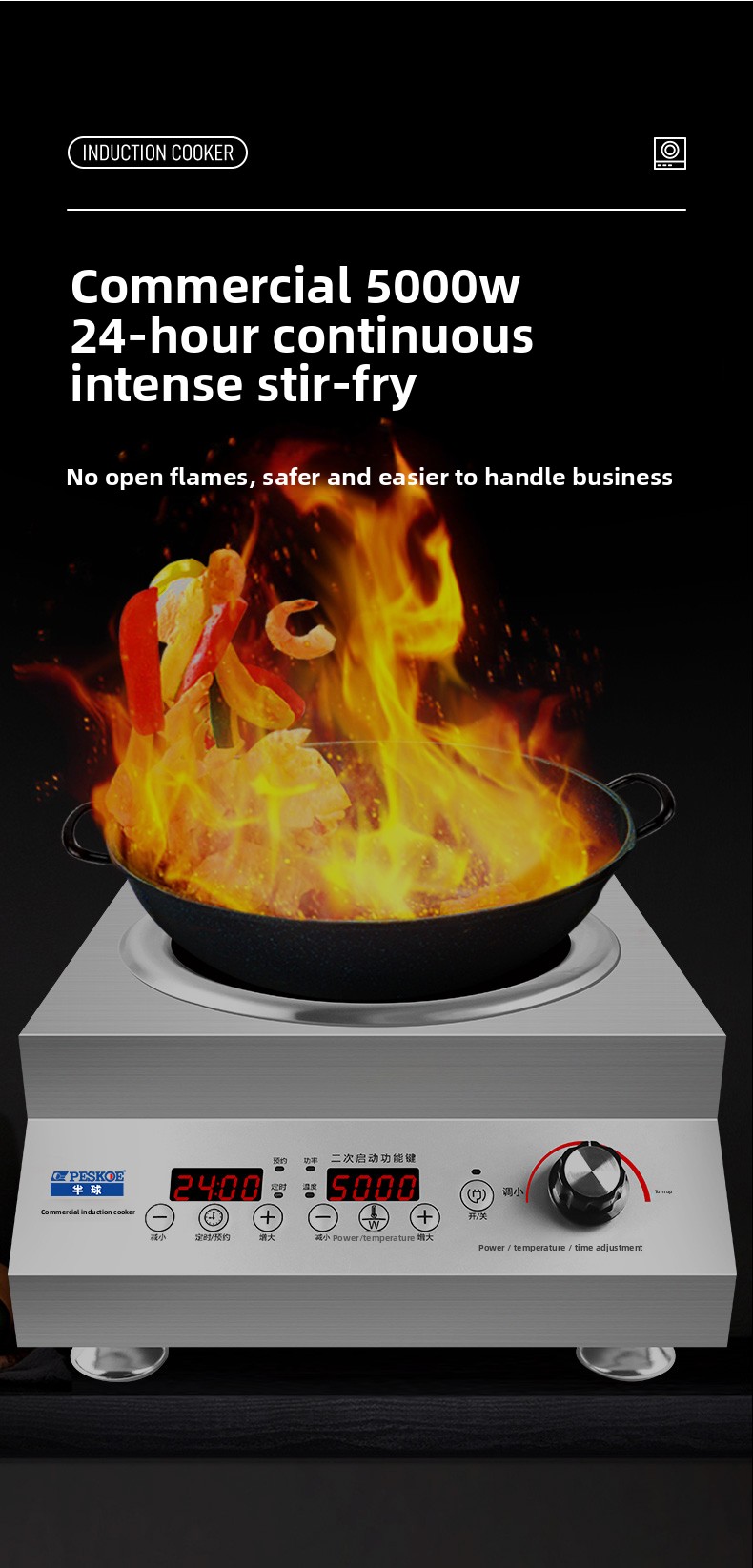 Cuisinière à induction commerc - Induction Cooktop Portable avis et prix