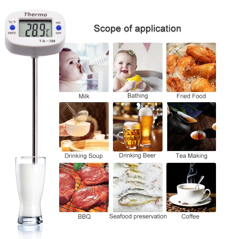 TA288 LCD thermomètre alimenta - Kitchen Appliances Video avis et prix